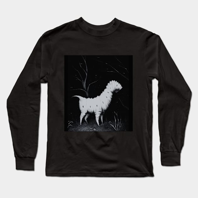 alien goat Long Sleeve T-Shirt by JESH